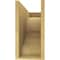 Ekena Millwork 8"W x 24"D x 16"H Classic Asheboro Rough Cedar Woodgrain TimberThane Corbel, Primed Tan CORUR08X24X16ASHRCPR - alternate 6
